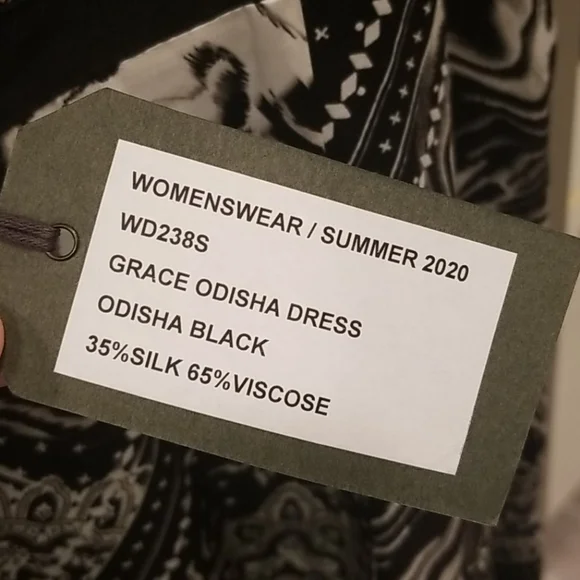 💕ALLSAINTS💕 Grace Odisha Dress ~ Odisha Black - Picture 8 of 10